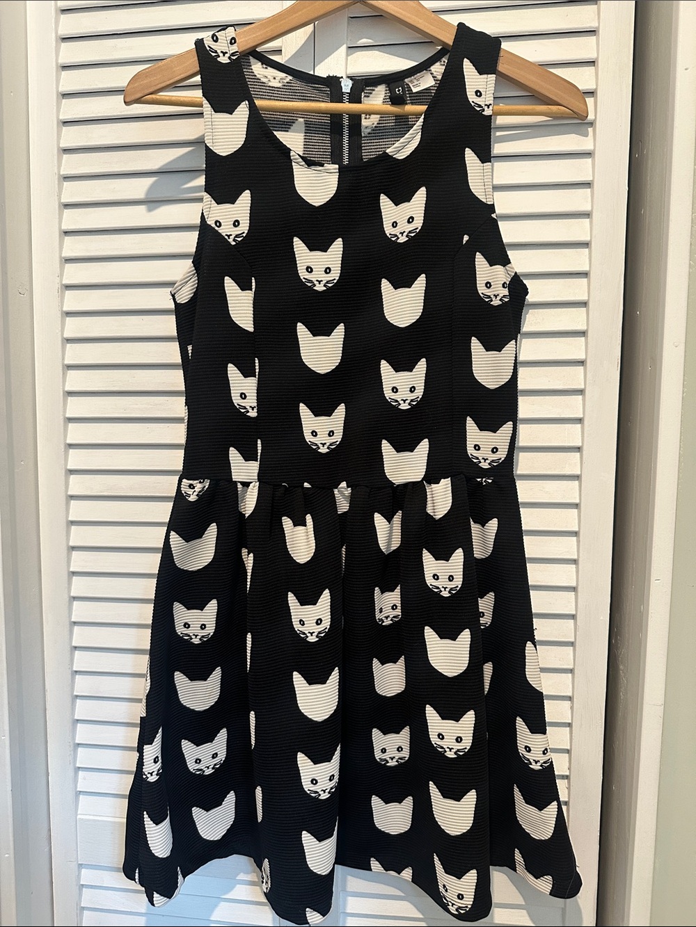 H&M Cat Black Dress